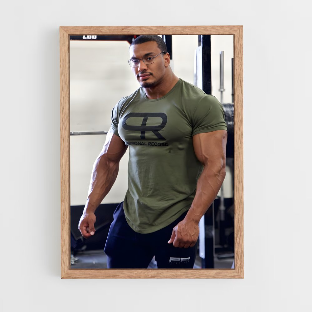 Poster Larry de wheels – affiche Powerlifting (vue 4)
